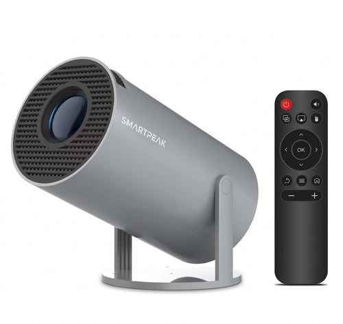 SmartPeak -  Nowoczesny ciemny  projektor z  WiFi i androidem