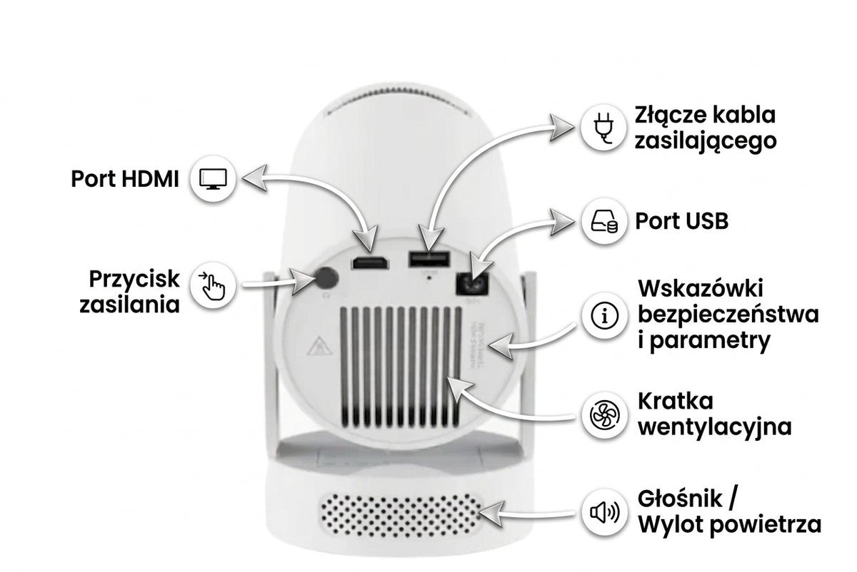 SmartPeak -  Nowoczesny projektor z  WiFi i androidem